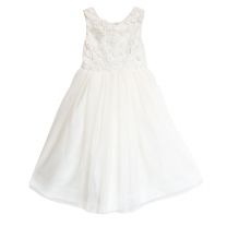 Girls 3T thru 10 Special Occasion Sleeveless Tulle Dress with Headband